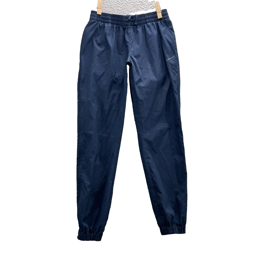 Nike Jogger Track Pant Men's Medium Blue Running Soccer Training Sportswear‎ 90s